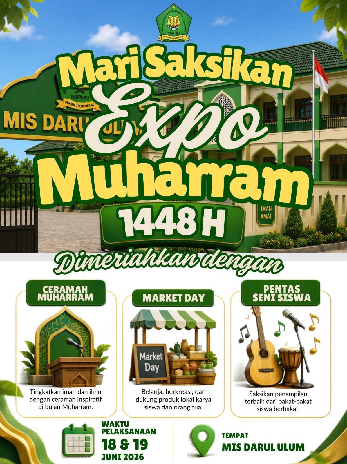 MIS Darul Ulum Akan Laksanakan Expo Muharam 1448 H